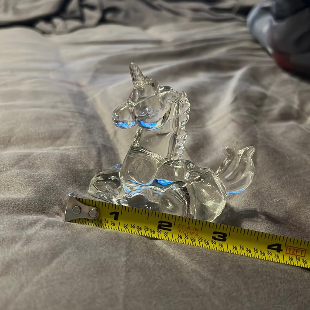 Biedermann & Sons Clear Unicorn 1/4” Candle Holder